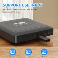 Mini HD DVD Player with Hdmi, Multi Region DVD Player for Smart TV, HDMI/RCA Output Cable Included, 1080P, Breakpoint Memory, Built-in PAL/NTSC, CD Players for Home - Image 6