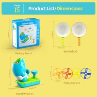 15 PCS Flying Disc Launcher Outdoor Indoor Game Toys Gifts for 3 4 5 6 7 Year Old Boys Kids, Outdoor Outside Game Toys for Boys Girls Ages 3-5 4-8, Ideal 3 4 5 6 Year Old Birthday Gifts - Image 7