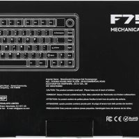 EPOMAKER X Aula F75 MAX Wireless Mechanical Keyboard with TFT Screen and Knob, Gasket Gaming Keyboard in 75% Layout, Hot Swappable, RGB Backlight, for PC/Mac/Linux (Black Gradient) - Image 9