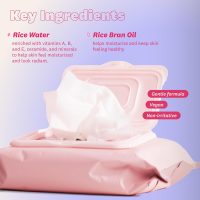 The Face Shop Rice Water Bright Makeup Remover Wipes for Face with Rice Extract, Brightening, Moisturizing, Infused with Cleansing Milk, Vegan Disposable Cleansing Facial Wipes, Korean Skin Care - Image 7