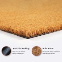 THEODORE MAGNUS Fall Door Mat - Welcome Mat for Front Door with Non-Slip Backing - Durable Doormat - Perfect for Outside Entrance and Entryway Matt - Outdoor/Indoor - Hello Autumn - 17" x 30" - Image 7
