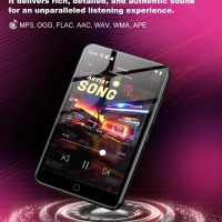80GB MP3 Player with Bluetooth and WiFi, 4.0" Touchscreen MP3 Player for Kids Built in Speaker, MP3 & MP4 Players with Spotify, Audible, Amazon Music, Deezer, Pandora, FM Radio, Up to 1TB - Image 7