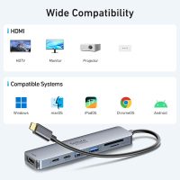 USB C Hub HDMI Adapter for MacBook Pro/Air, 7 in 1 USBC Dongle with HDMI, SD/TF Card Reader, USB C Data Port,100W PD, and 2 USB 3.0 Compatible for MacBook Pro/Air, Dell XPS, Lenovo Thinkpad. - Image 7