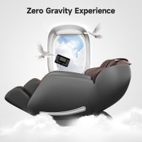 Real Relax 2025 Massage Chair Full Body,Zero Gravity 3D SL-Track Shiatsu Massage Recliner Chair with Heat Body Scan Bluetooth Foot Roller APP Control, Child Lock, Favor-06,Brown - Image 4