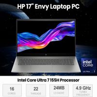 HP Envy 17.3" 4K Ultra 7 Business Laptop, 17.3" 4K UHD 3840 * 2160 Display, Intel Core Ultra 7 155H, 64GB DDR5 RAM, 2TB SSD, HDMI, Webcam, Backlit KB, Wi-Fi 7, W11P, Adata 512 External SSD Bundle - Image 2