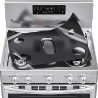 2 Pack Gas Stove Burner Cover, Stove Guard Stove Top Protector, Gas Stove Burner Liners, Compatible with Samsung Gas Stove Range, for Kitchen Cooking, Reusable, Non-Stick and Washable - Image 6