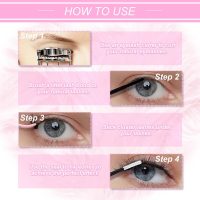 FADLASH DIY Lash Clusters Individual Eyeslash Extensions 40D Volume Eyelash Clusters Soft Band Wispy Natural Eyelash Extension Large Tray (40D-0.07-D, 8-16mm) - Image 8