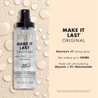 Milani Setting Spray + Primer, Make It Last Original - Natural Finish with Niacinamide for Hydration, Setting Spray for Makeup and Face Primer, 3-in-1 Prime + Hydrate + Set, 2.03 Fl. Oz - Image 4