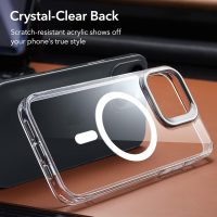ESR for iPhone 13 Case/iPhone 14 Case, Compatible with MagSafe, Built-in Stash Stand Clear Phone Case for iPhone 13/iPhone 14, Military-Grade Protection Magnetic Phone Case, Classic Series, Clear - Image 7