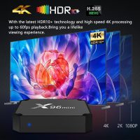 Android TV Box 4k X96 Mini tv Box 2025 Streaming Media Player Amlogic S905W Quad Core RAM 2GB ROM 16GB Dual 2.4G/5.8G WiFi HDR+ Smart Home Box for TV Stream Many Movies and Shows, Free & Live TV - Image 4