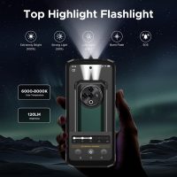 DOOGEE Fire 6 Power Rugged Phone, 120LM Flashlight,15500mAh/33W Rugged Smartphone,20GB+256GB,50MP,6.56’’HD, Android 14,Unlocked Cell Phone with 3-in-1 Data Cable, Dual Unlock/NFC/GPS/OTG/IP69K(Green) - Image 4