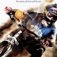 Motorcycle Phone Mount Holder, [150mph Wind Anti-Shake][7.2inch Big Phone Friendly] Bike Phone Holder, Motorcycle Handlebar Cell Phone Clamp, Compatible with iPhone 16 Pro Max, Black - Image 5