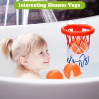 Bath Toys - Bathtub Basketball Hoop for Kids Toddlers - Bath Toys Shower Toys for Kids Ages 4-8,Suction Cup Basketball Hoop & 3 No Hole Balls Set for Boys Girls - Image 4