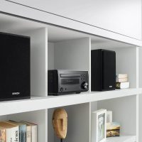 Denon D-M41 Home Theater Mini Amplifier and Bookshelf Speaker Pair - Compact HiFi Stereo System with CD, FM/AM Tuner and Wireless Bluetooth Music | Perfect for Small Rooms and Home Cinema - Image 2