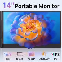 Laptop Screen Extender - Ultra-Thin 1.3lbs 14" FHD IPS Dual Portable Monitor Extension for Laptop, Attachment Plug & Play for 13-17" Laptops, Second Extra Travel Display for Windows/Mac/Android - Image 5
