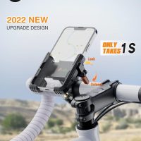 Bike Phone Mount for Electric, Mountain, Scooter, and Dirt Bikes -360°rotatable Bike Phone Holder- Bike Phone Holder Suitable for Smartphones from 4.0-7.0 inches. - Image 3