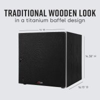 Polk Audio PSW10 10" Powered Subwoofer Home Audio – Power Port Tech, Up to 100 Watts, Big Bass in Compact Design, Easy Setup with Home Theater, Timbre-Matched with Monitor & T-Series Polk Speakers - Image 4