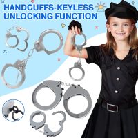 Police Toys, Police Pretend Play Toys for Dress Up, Role Play Set with Police Accessories, Handcuffs, Warning Light, Police Badge, Birthday Halloween Christmas Gifts - Image 4