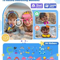 Smart Phone for Kids Toys Age 4-6, Christmas Birthday Gifts Dinosaur Toddler Toys for Boys 5-7, Touchscreen Dual Camera Kids Cell Phone for Boys Age 8-10, with Games,SD Card,Screen Protector - Image 4