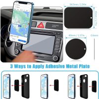 Car Phone Holder, Air Vent Hands Free Adjustable Stand, Auto Cradles Dashboard Mount for Volkswagen Tiguan 2009-2017, Custom Magnetic Navigation Bracket for iPhone, All Smartphone - Image 5
