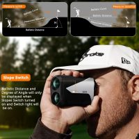 SUNPOW Golf Rangefinder with Slope -1000 Yards Range Finder with Flag Pole Locking Vibration-7X Magnification Rechargeable Golf Range Finders for Hunting - Image 4