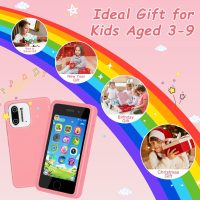 3.97" Touchscreen Kids Toys Smart Phone, Kids Phone with Games & Dual Camera, Toddler Toys Phone, Boys and Girls Learning Toy Phone for 3-9 Years Old (Pink) - Image 8