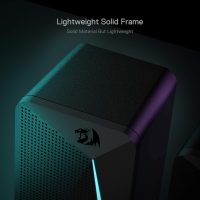 Redragon GS510 RGB Desktop Speakers, 2.0 Channel PC Computer Speaker with 4 Colorful LED Backlight Modes, Enhanced Bass and Easy-Access Volume Control, USB Powered w/ 3.5mm Cable - Image 5