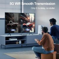 Wireless HDMI Transmitter and Receiver 4K, 5G Wireless Portable Extender Kit for Streaming Video and Audio to Monitor from TV Box, PC, Laptop, Camera - Image 4