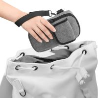 Travel Belt Case for DJI Osmo 7P / 7/6 / 5/4 SE, Portable Storage Bag Case with Belt keeper and Hand Strap Fits for DJI Osmo Mobile 7 Pro Smartphone Gimbal Stabilizer and Accessories - Image 6