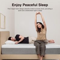 Novilla Queen Size Mattress, 12 Inch Gel Memory Foam Mattress for Cool Night & Pressure Relief, Medium Plush Feel with Motion Isolating, Bliss - Image 6