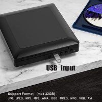 Ceihoit Mini HD DVD Player, CD Players for Home, DVD Players for TV, HDMI and RCA Cable Included, Up-Convert to HD 1080p, All Region, Breakpoint Memory, Built-in PAL/NTSC, USB 2.0 - Image 3
