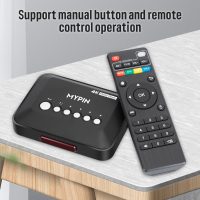 4K@30hz HDMI TV Media Player with HDMI/AV Output, Digital MP4 Player for 14TB HDD/ 512G USB Drive/SD Card/H.265 MP4, with Remote Control for MP3 AVI RMVB MPEG etc - Image 7