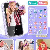 JOYJAM Phone for Kids Age 3-8,Kids Smart Phone for Girls Christmas Birthday Gifts,Toy Phone with Dual Camera Music Player Puzzle Games,Touchscreen Phone Learning Toy for 3 4 5 6 7 8 Year Old Girls - Image 5