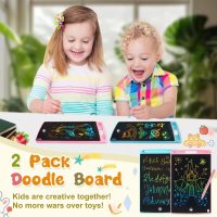 2 Pack LCD Writing Tablet, Electronic Drawing Writing Board, Erasable Drawing Doodle Board, Doodle Pad Toys for Kids Adults Learning & Education, 8.5IN(Blue+Pink) - Image 8