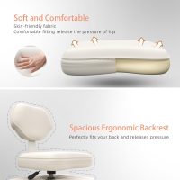 Cross Legged Office Chair with Wheels, Criss Desk Home Meditation, Yoga ADHD Ergonomic Kneeling with Lumbar Support and Adjustable Height Stool - Image 5