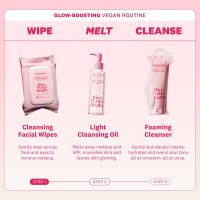 The Face Shop Rice Water Bright Makeup Remover Wipes for Face with Rice Extract, Brightening, Moisturizing, Infused with Cleansing Milk, Vegan Disposable Cleansing Facial Wipes, Korean Skin Care - Image 8