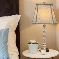 TOOTOO STAR (6 x 9)" x (11 x 14)" x 10.5" Linen Lamp Shade, Bell Cut Corner Lampshade for Table Lamp, Floor Lamp, Replaceable fabric lampshade - Image 3