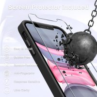 for iPhone 11 Case, Matte Magnetic Phone Case with 1 Screen Protector, Compatible with Magsafe, Translucent Frosted Slim Shockproof Protective Cover for iPhone 11 6.1 inch, Black - Image 7