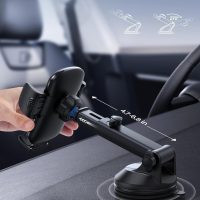 Lamicall Cell Phone Holder Car - [Ultra 70LBS Suction] Phone Mount for Car Quick Release Adjustable Car Phone Holder Mount Dashboard for iPhone Smartphone (Dark Grey) - Image 7