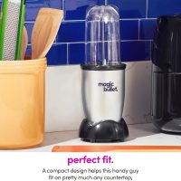 Magic Bullet Blender, Small, Silver, 11 Piece Set - Image 6
