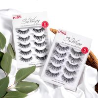 KISS So Wispy, False Eyelashes, 'Style #11', 12mm, Includes 5 Pairs Of Lashes, Easy to Apply, Reusable Lash Clusters - Image 6