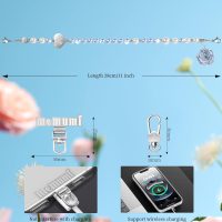 memumi Universal Phone Wrist Strap, Hand wristlet Strap for Women Anti-Theft Secure Lanyard for Smartphones Dried Flowers - Image 6