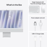 Apple 2024 iMac All-in-One Desktop Computer with M4 chip, 10-core CPU, 10-core GPU: Built for Apple Intelligence, 24-inch Display, Nano-Texture Glass, 16GB Unified Memory, 256GB SSD Storage; Silver - Image 6