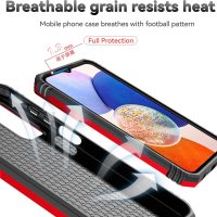 SunStory Phone Case Compatible with Samsung Galaxy A16 5G Case with HD Screen Protector & Slide Camera Cover & Kickstand, [Military-Grade] Phone Case for Samsung A16 Phone (Red) - Image 7