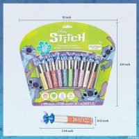 Disney Stitch 10 Piece Plant Based Lip Gloss, Girls Party Favors, First Makeup Set for Girl, Perfect for Parties, Sleepovers, and Birthday Gifts, Ages 3+, by Townley Girl - Image 7