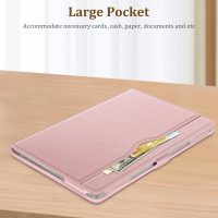 Fintie Sleeve Case for 13.8 Inch Microsoft Surface Laptop 7 (Model: 2036), 13.5 Inch Surface Laptop 6/5/4/3/2 (Model: 1951/1868/1958/1950/1867/1769) - Folio Book Cover with Large Pocket, Rose Gold - Image 4