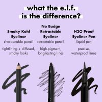 e.l.f. Smoky Kohl Eyeliner, Eye Pencil For Creating Long-Lasting, Bold, High-Pigmented Makeup Looks, Vegan & Cruelty-Free, Black Velvet - Image 4