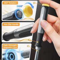 52in1 Precision Screwdriver Set, [Super Durable] Small Repair Kit, PC Accessories, PS5 Cleaning Kit, Tool Sets for Men, Fit MacBook, Computer, Laptop, Watch, PS4, Xbox, Eyeglass, Console More - Image 4