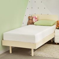 8 Inch Twin Mattress, Memory Foam Mattress with Cooling Green Tea Gel, Relieve Pressure with Medium Firm Support, CertiPUR-US Certified, 75''L x 38''W, White - Image 2