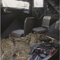 Guide Gear Huntrite 360 Swivel Hunting Blind Chair, 300 Pound Capacity, Folding, Lightweight, Portable, Padded Cushion Hunting Seat, Hunt Gear and Equipment, Black - Image 6